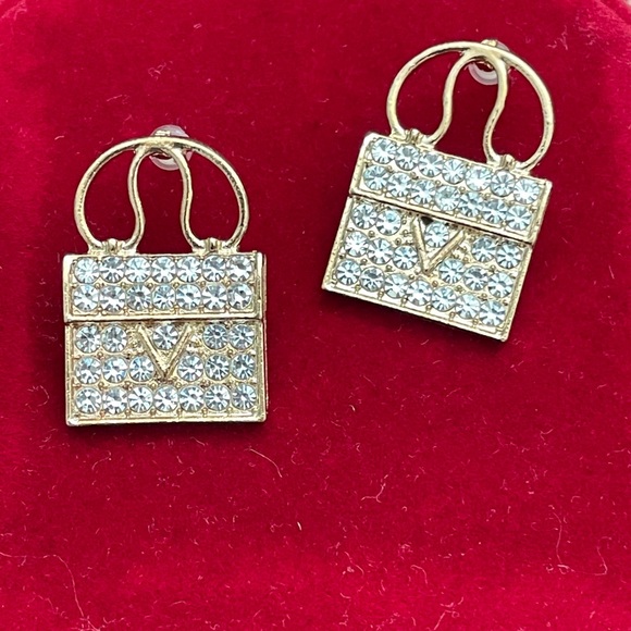 🌟Gold and Silver Women's Bag Earrings🌟NEW - Picture 2 of 4